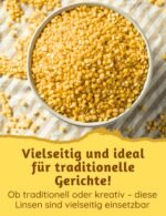 Gelbe Mungbohnen