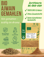 Ajwain gemahlen