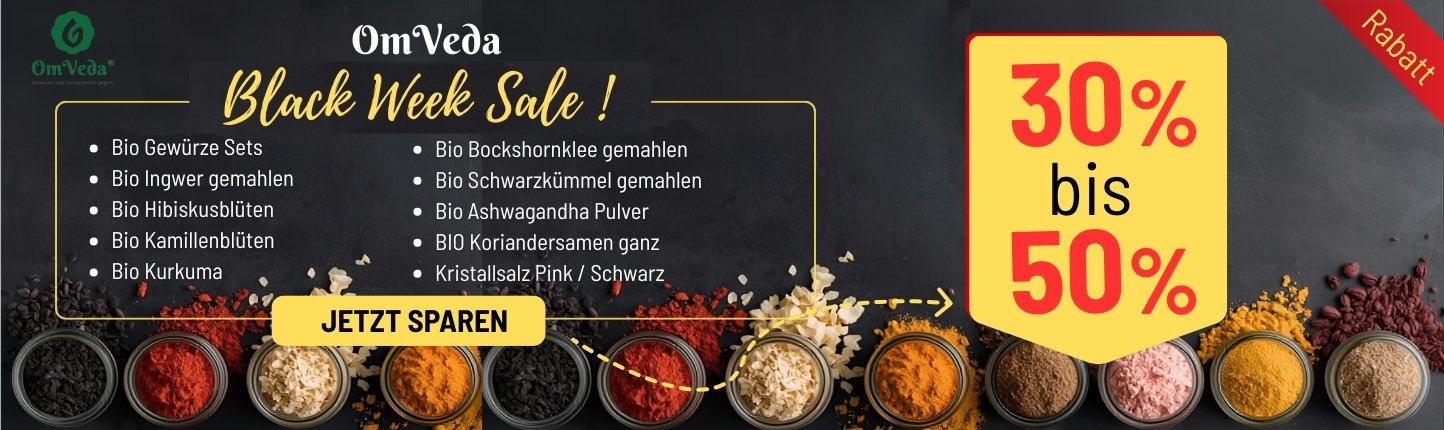 Ende-des-Jahres-Angebot Bio-Gewürze Sale - 30% Rabatt