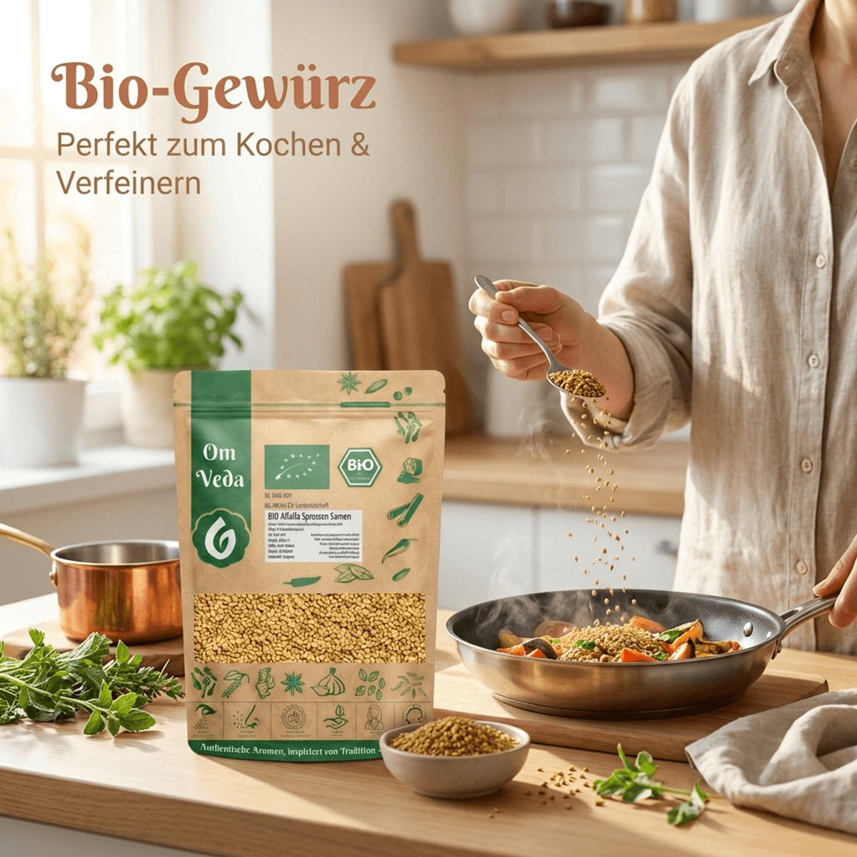 BIO Alfalfa Sprossensamen 14 Alfalfa Sprossensamen