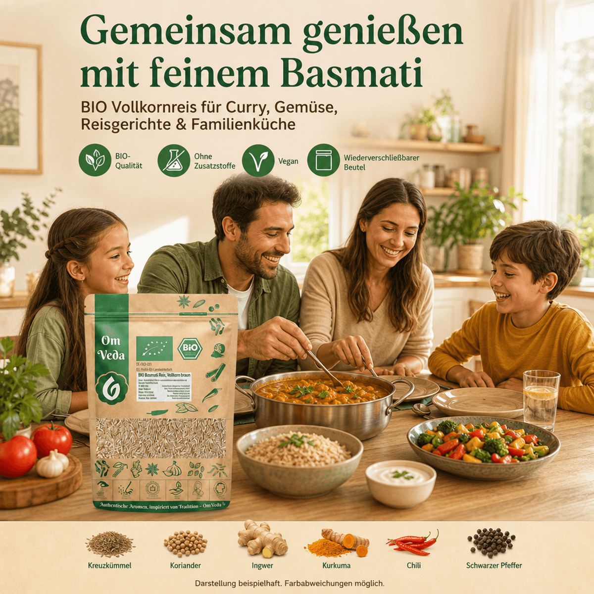 BIO Basmati Vollkornreis 7 Basmati Reis