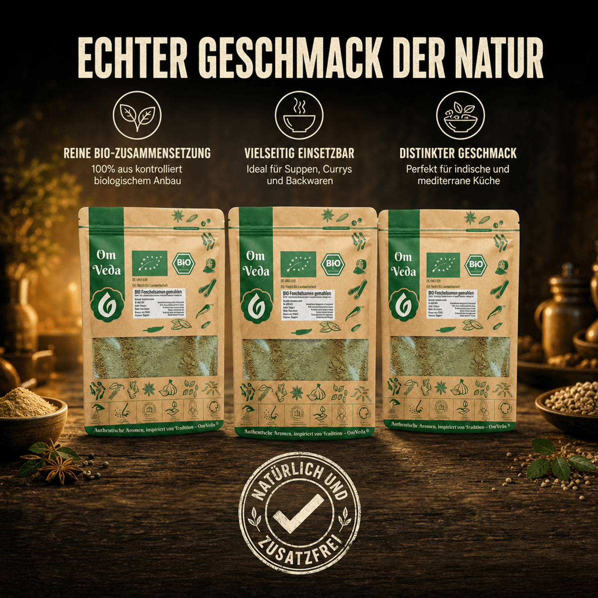 BIO Fenchel Gemahlen 5 Fenchel Samen gemahlen