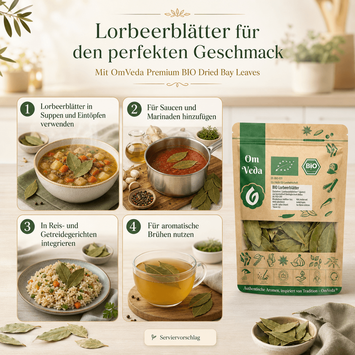 BIO Lorbeerblätter 7 Lorbeerblätter
