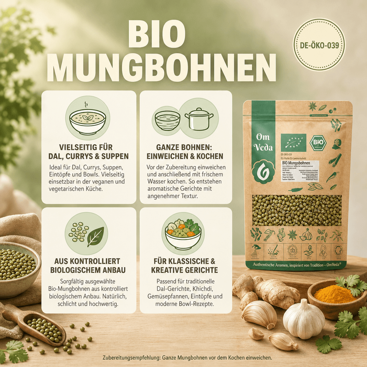 BIO Mungbohnen 18 Mungbohnen