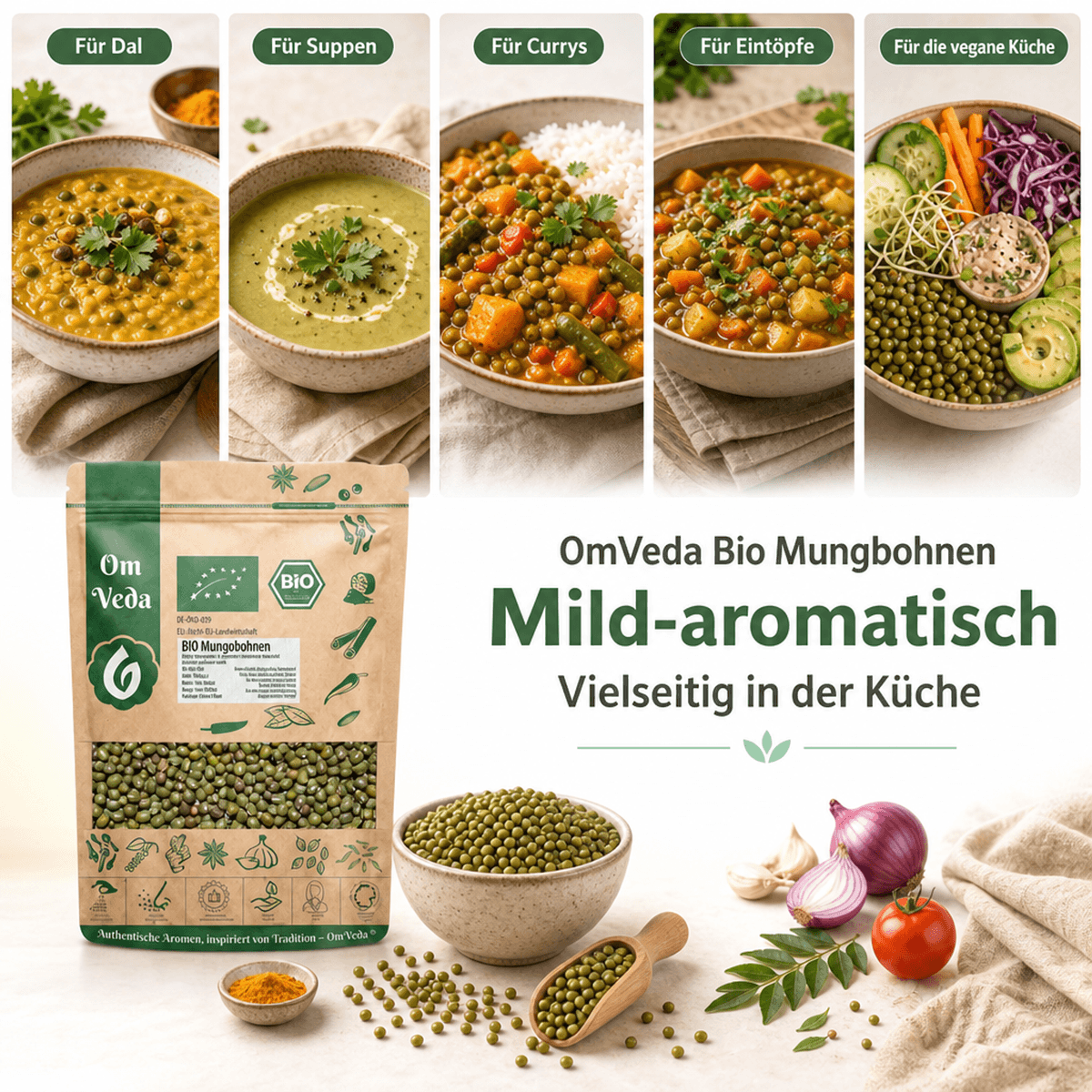 BIO Mungbohnen 6 Mungbohnen