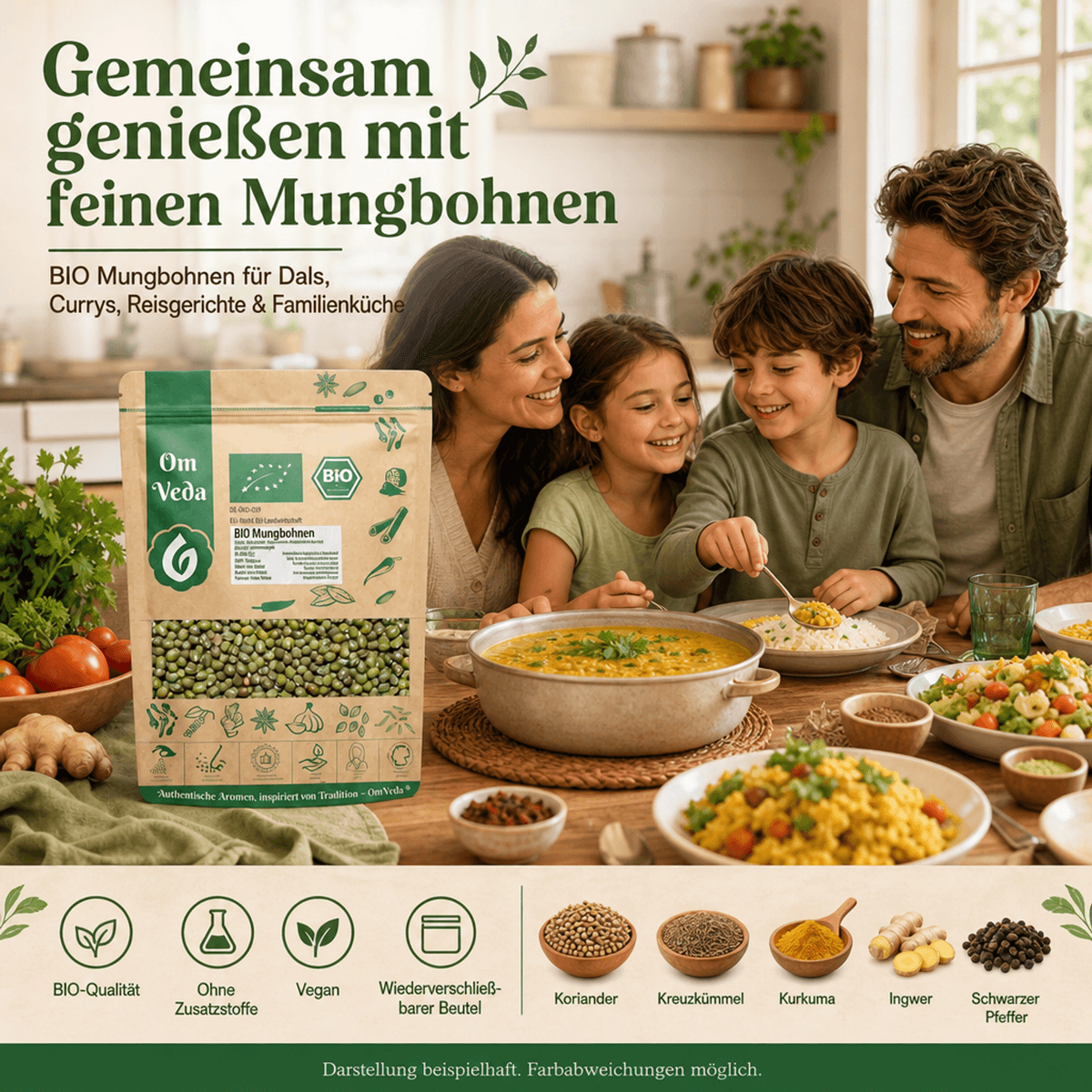 BIO Mungbohnen 8 Mungbohnen
