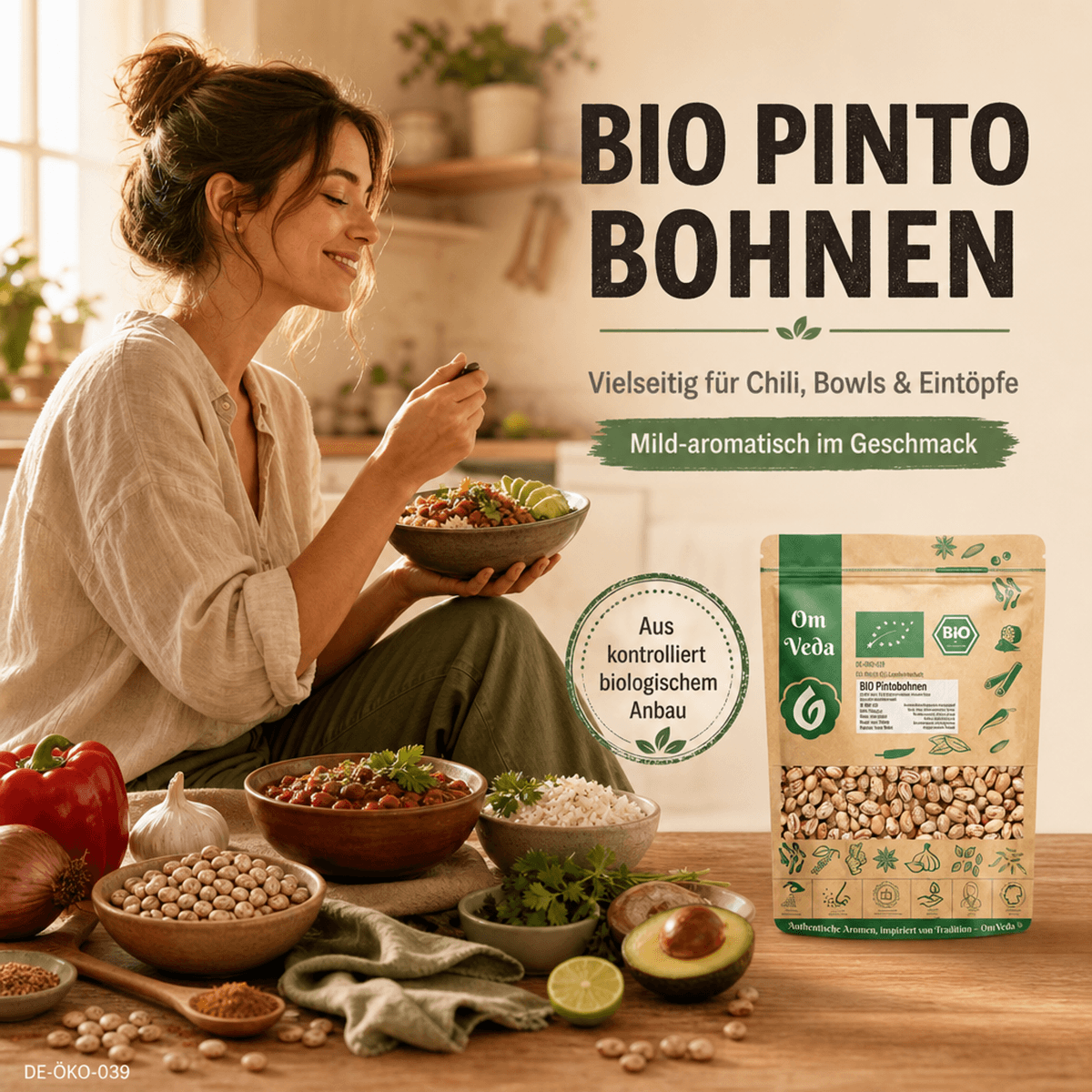 BIO Pintobohnen 17 Pintobohnen