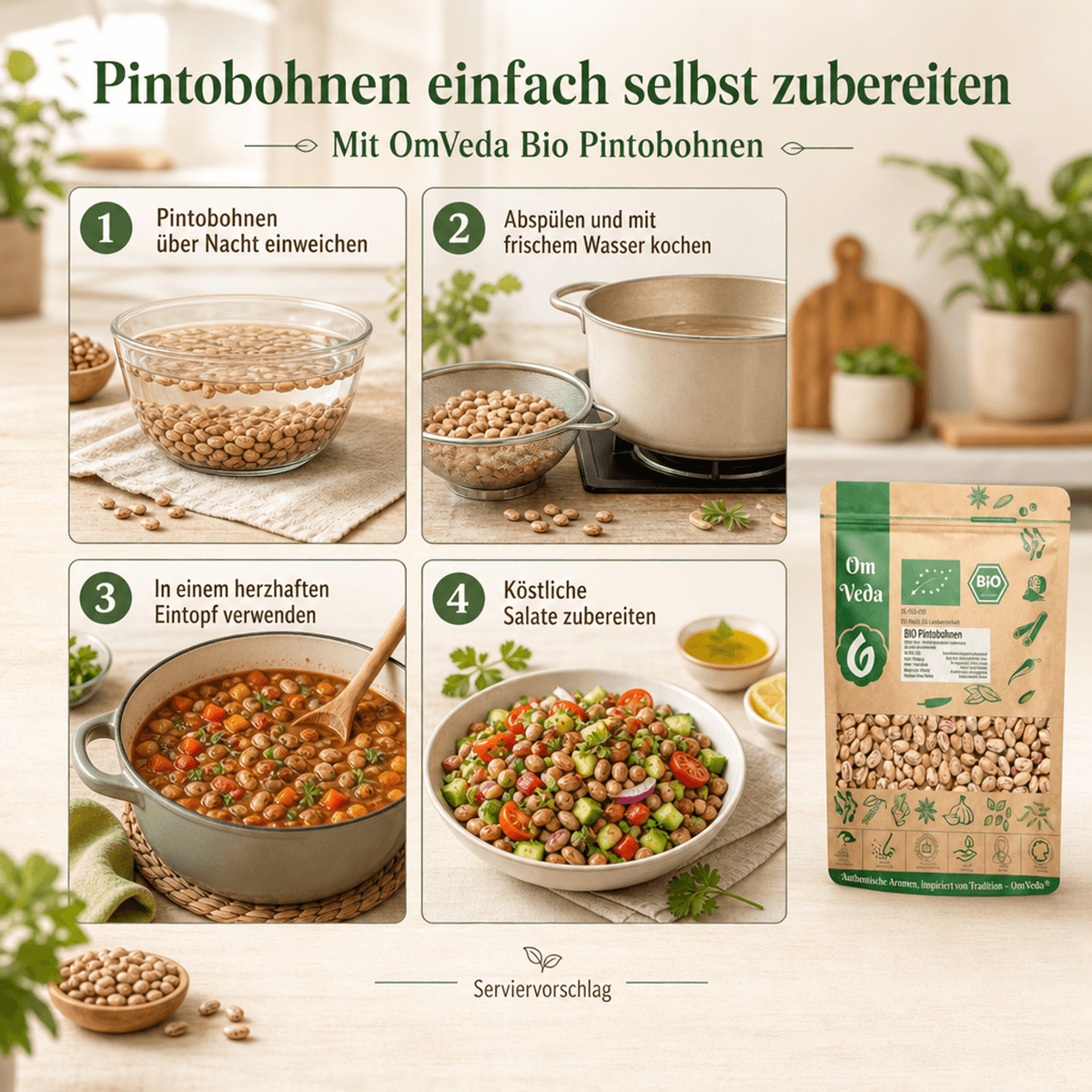 BIO Pintobohnen 5 Pintobohnen
