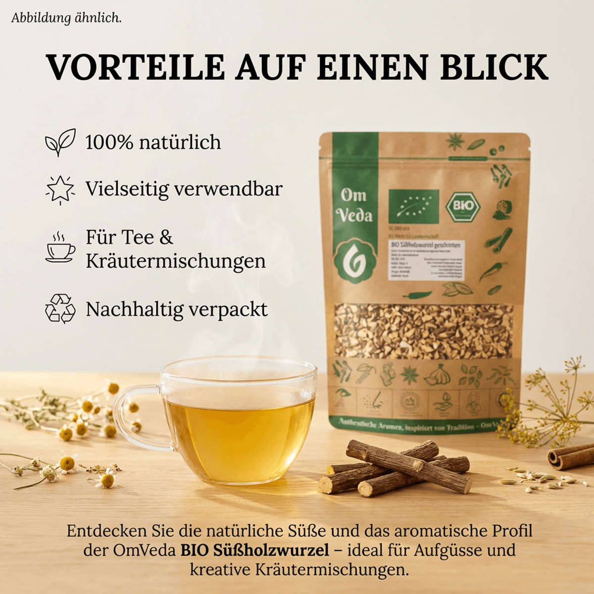 BIO Süßholzwurzel 4 BIO Süßholzwurzel