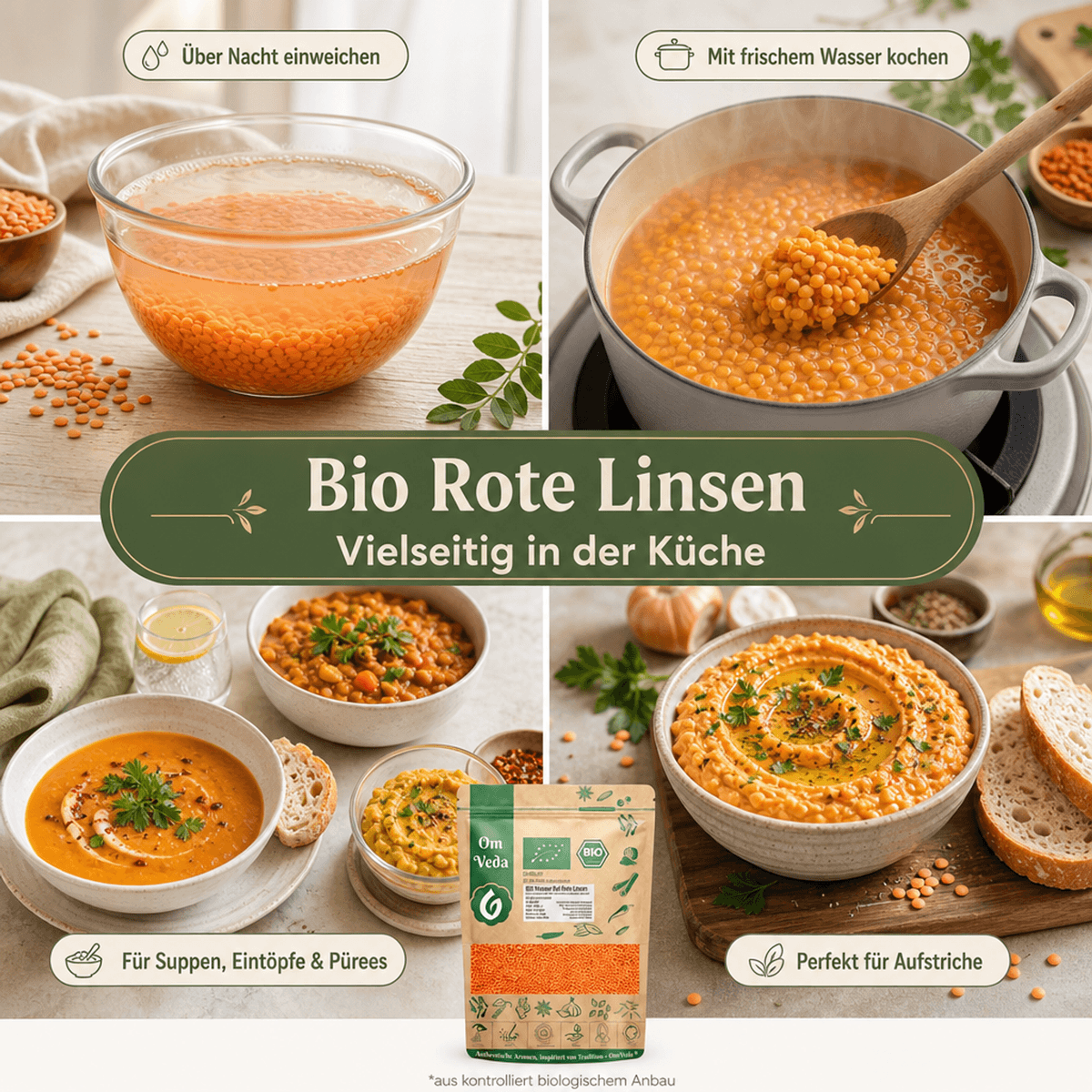 BIO Rote Linsen 16 Rote Linsen