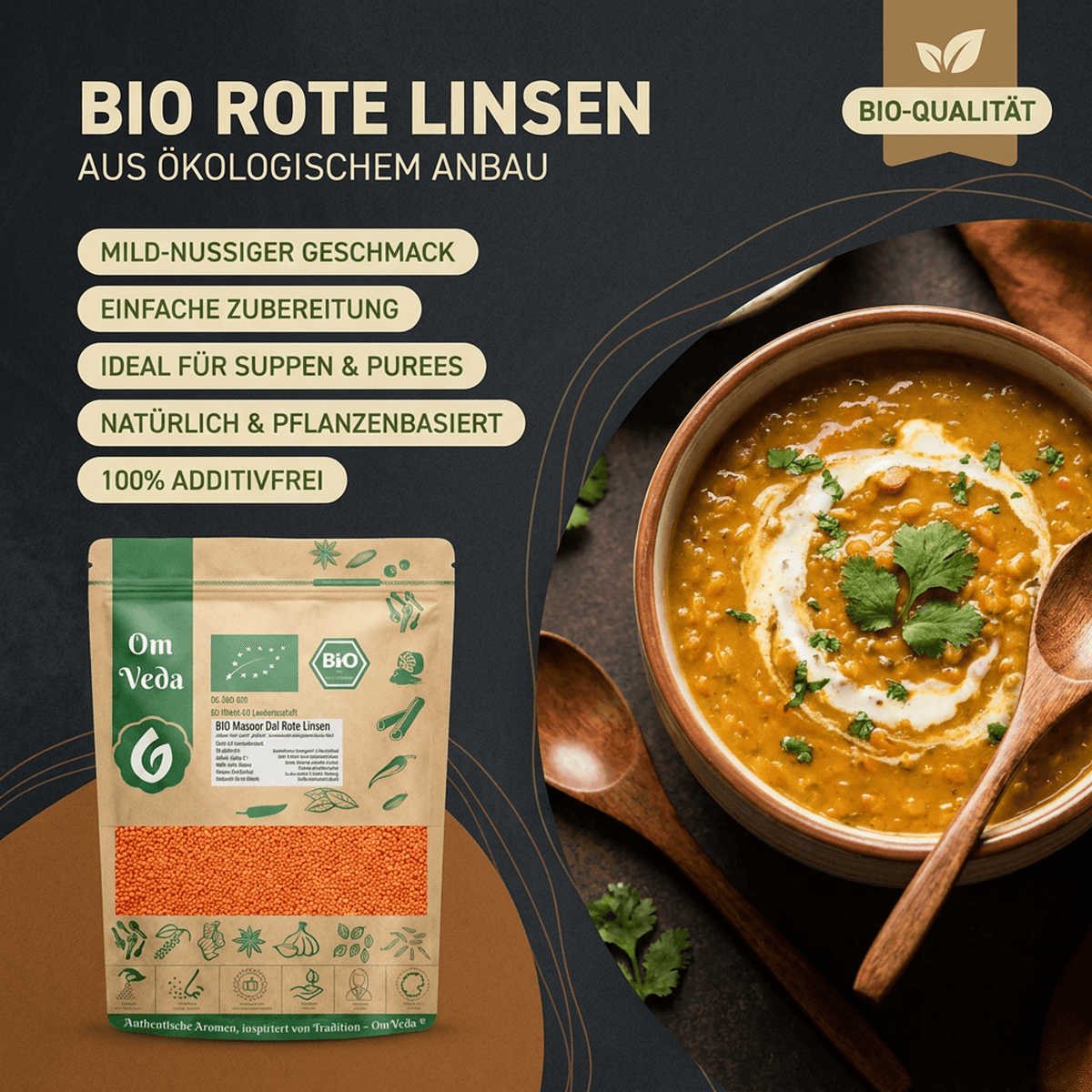 BIO Rote Linsen 6 Rote Linsen