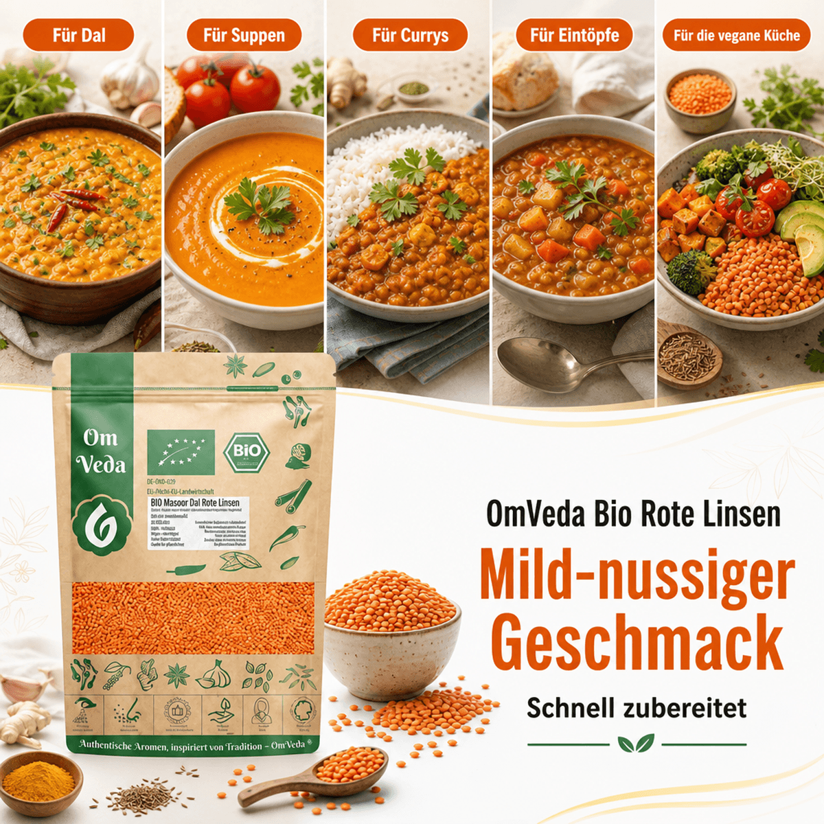 BIO Rote Linsen 7 Rote Linsen