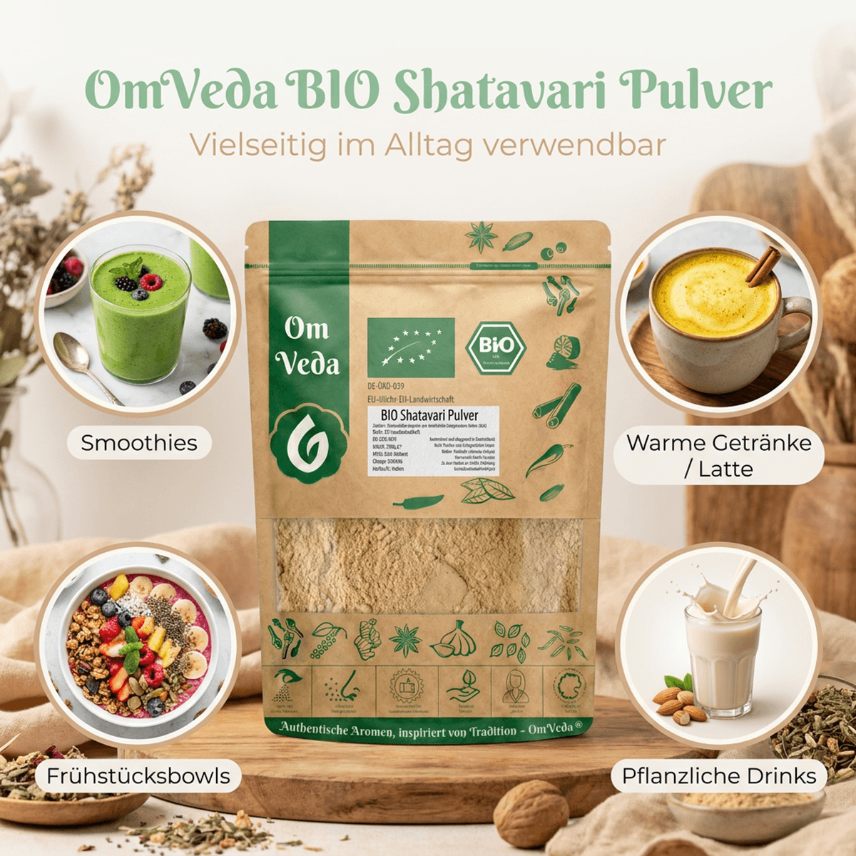 BIO Shatavari Pulver 5 Shatavari Pulver