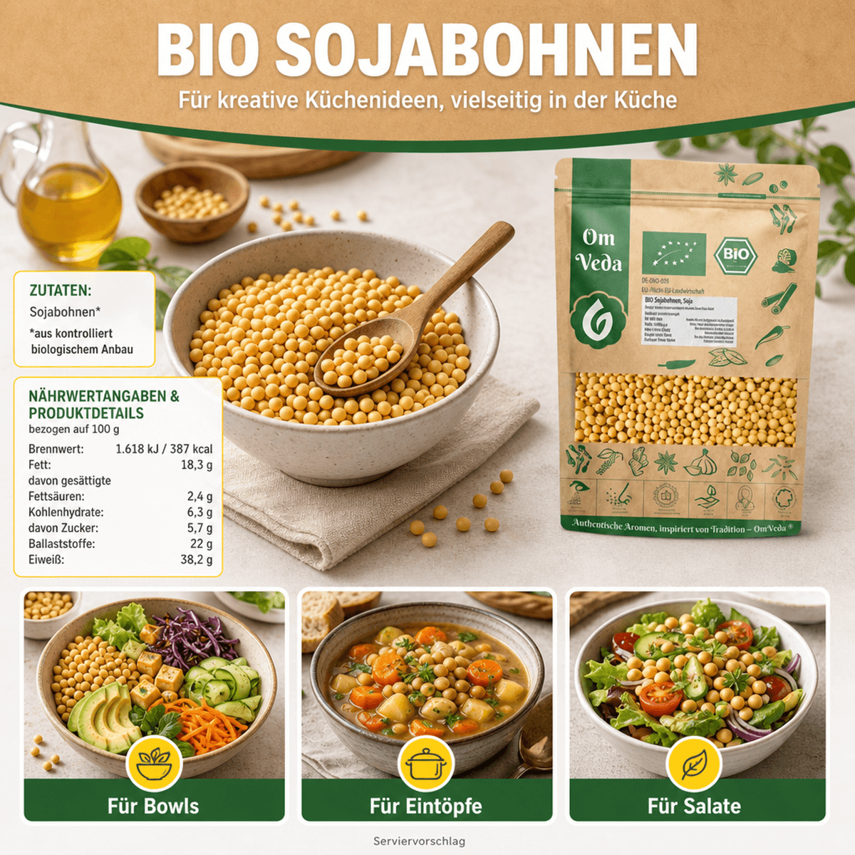 BIO Sojabohnen 8 Sojabohnen