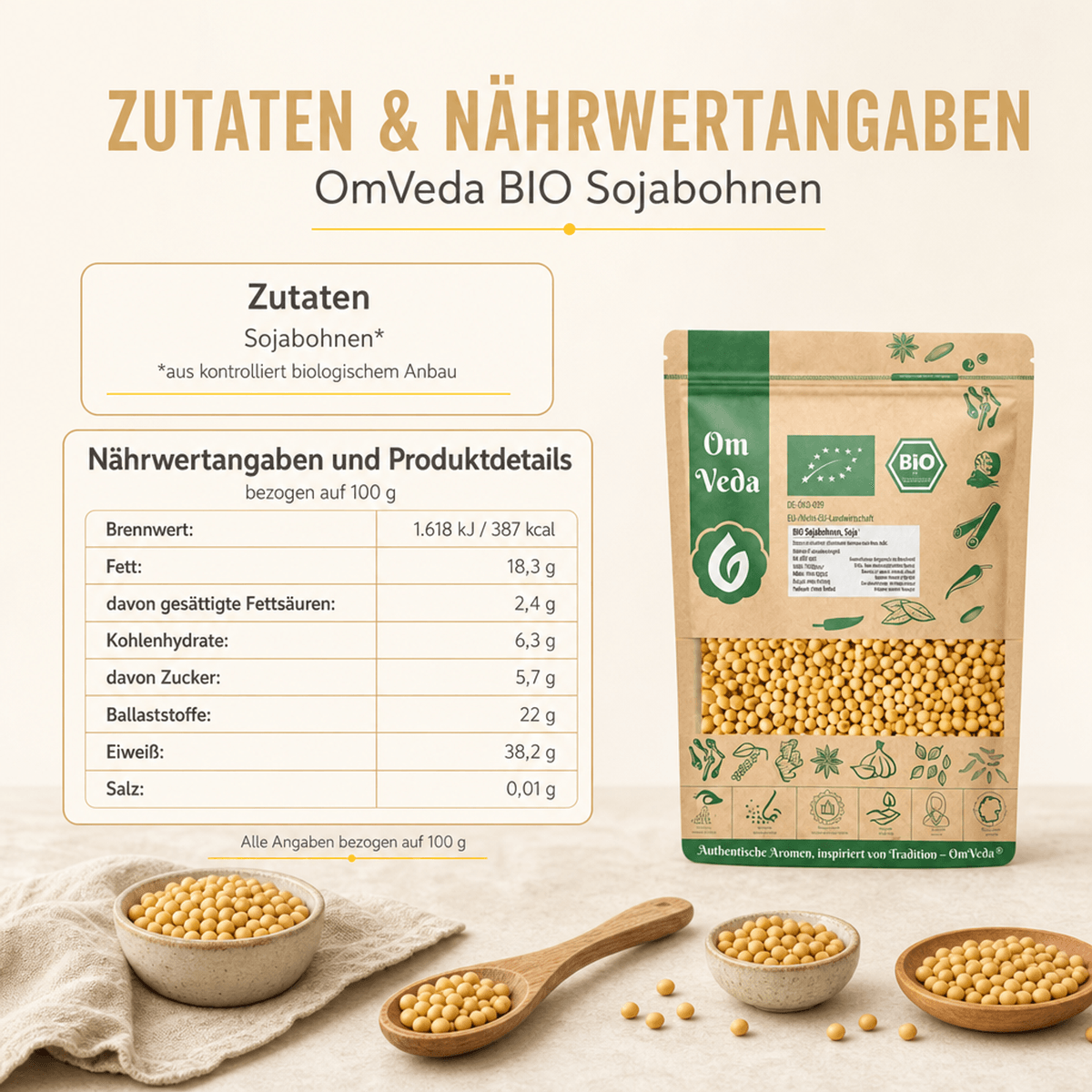 BIO Sojabohnen 10 Sojabohnen