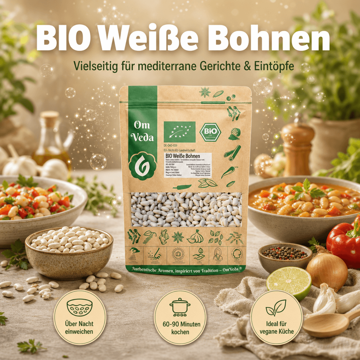 BIO Weiße Bohnen 18 Weiße Bohnen