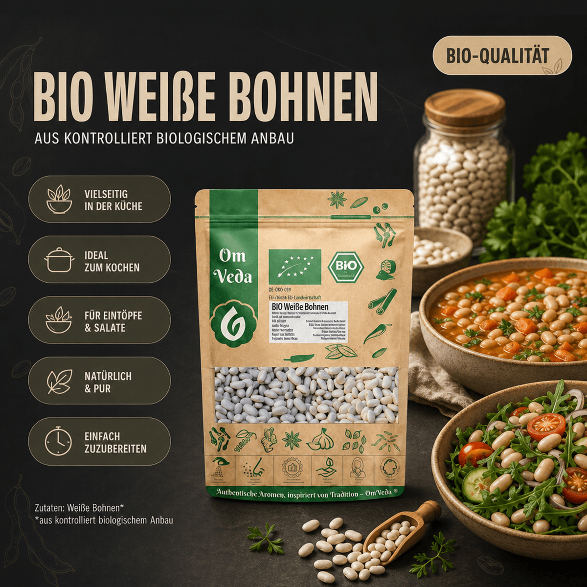 BIO Weiße Bohnen 7 Weiße Bohnen