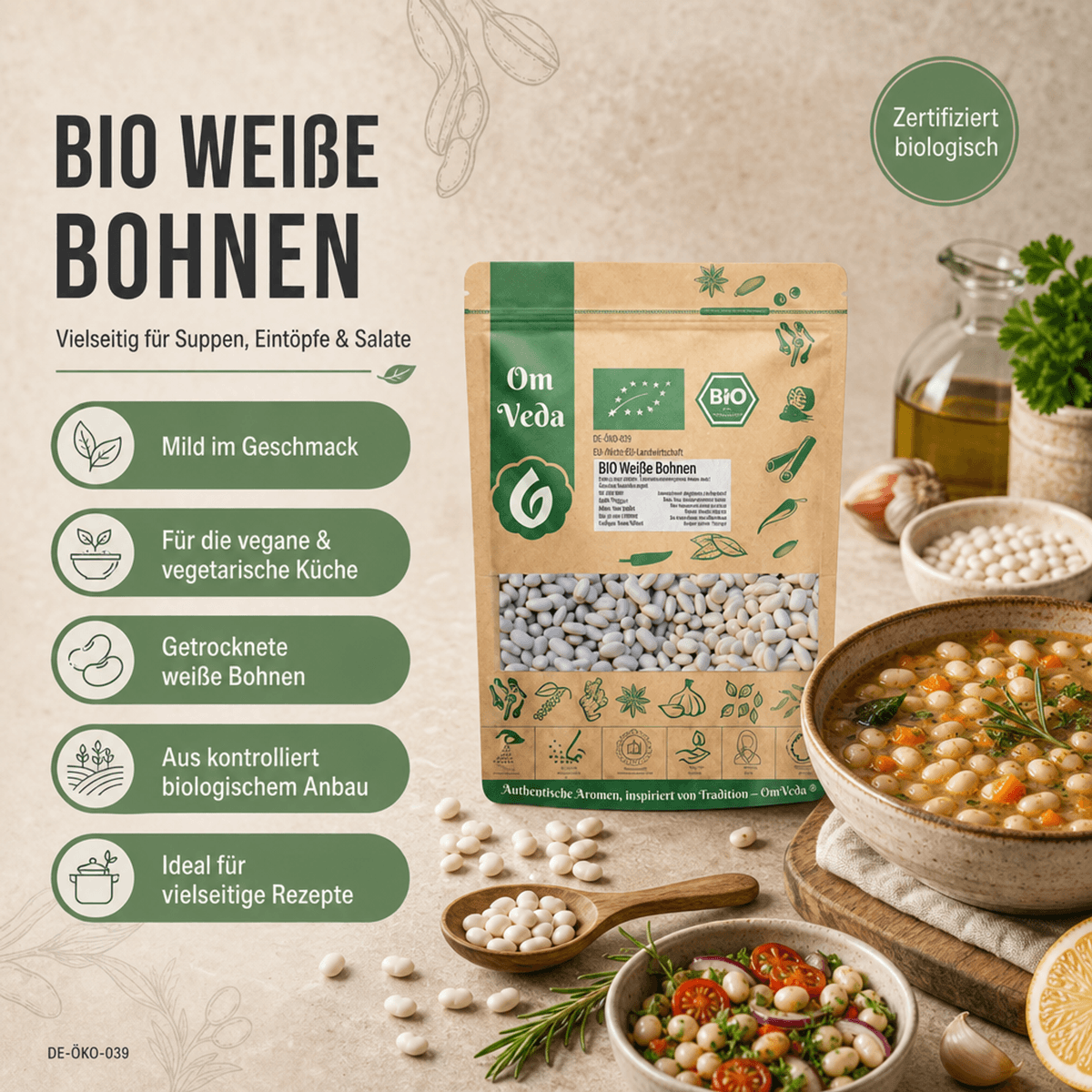 BIO Weiße Bohnen 9 Weiße Bohnen