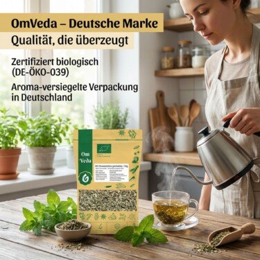 BIO Zitronenmelisse Blätter | Geschnitten und Getrocknet | Melissa officinalis Kräutertee