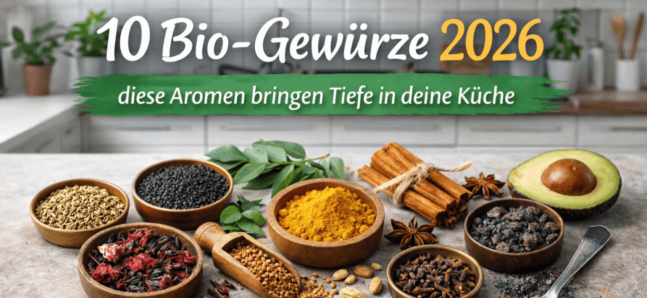 10 Bio-Gewürze 2026 in moderner Küche