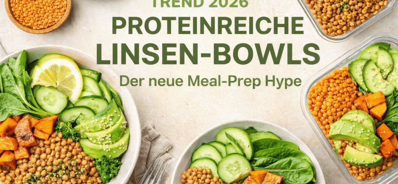 Proteinreiche Linsen Bowls – der Meal-Prep Trend 2026