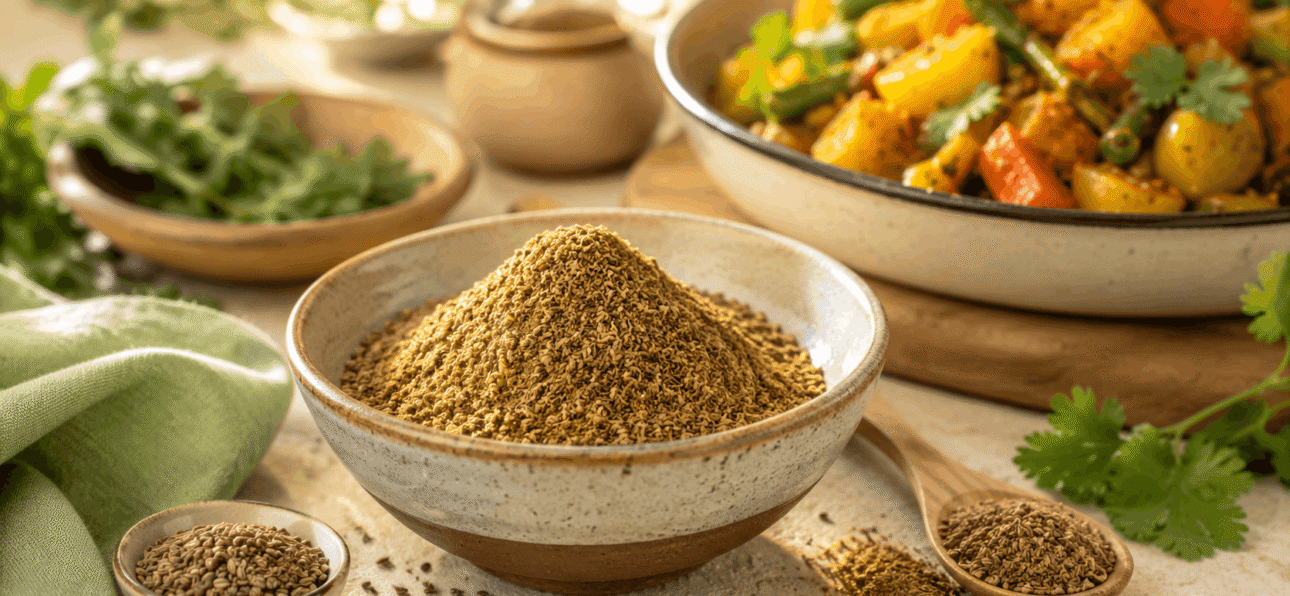 BIO Ajwain gemahlen im Fokus: Inspiration für Vorratsschrank und Alltagsteller 1 bio-ajowan-ajwain-koenigskuemmel-rezepte-verwendung.