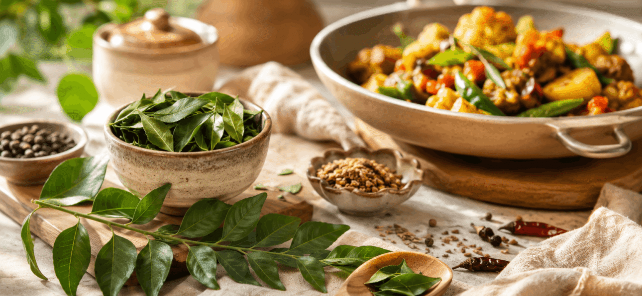BIO Curryblätter: Küchenideen für Reis, Dal und Gemüsegerichte