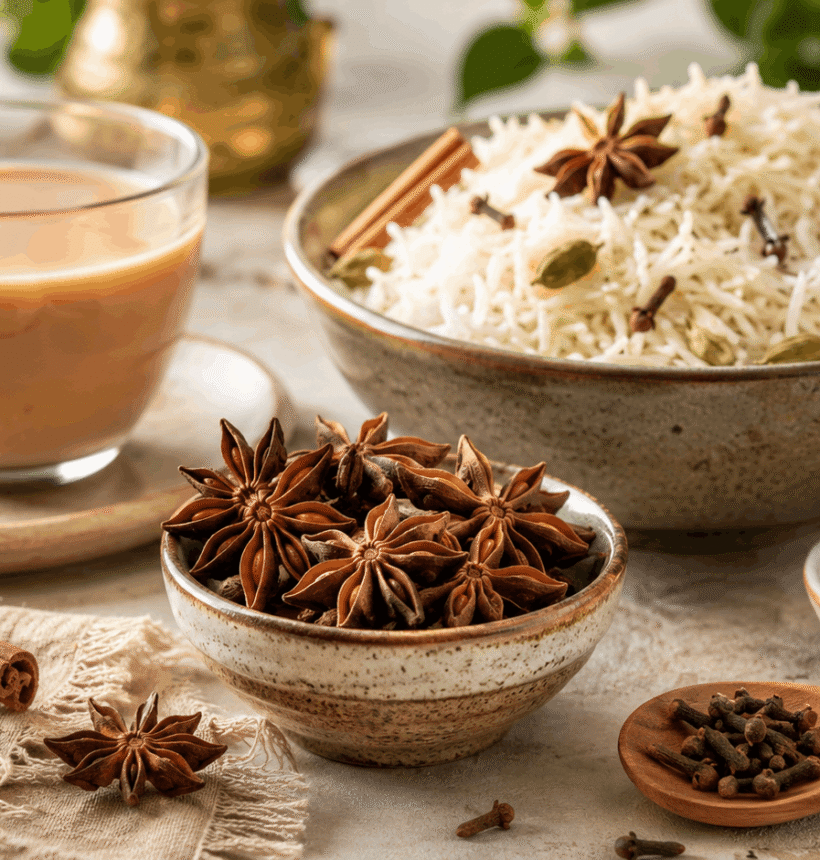 BIO Sternanis für Chai, Gewürzreis und Winterküche